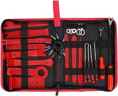 AASONS Car Dashboard Audio Trim Disassembly Tool Kit Auto Trim Removal Tool 40pc Vehicle Tool Kit