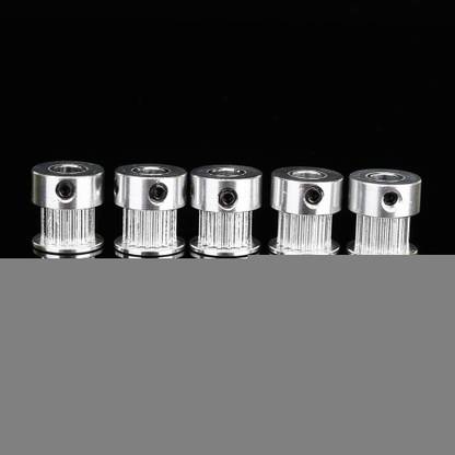 Obdking 5pcs GT2 Timing Pulley 16T 5mm Bore for NEMA 17 3D Printer CNC Vehicle Tool Kit
