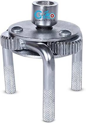 Mec 65-110mm Range 3-Leg Claw 2 Wag Way Cylinder Oil Filter Wrench Silver Tone Vehicle Tool Kit