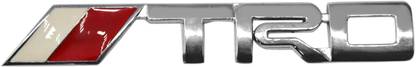 GOYAL MOTORS 3D Metal TRD Logo Badge Sticker for car | chrome colour Vehicle Tool Kit