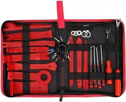 Obdking Complete 40PCS Auto Trim Tool Kit for Car Dash, Door & Audio Removal Vehicle Tool Kit