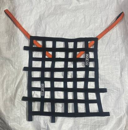 Auto MT Black Red Sparco Window Net CAR Window NET Rally Racing Safety UNIVERESAL Car Flywheel