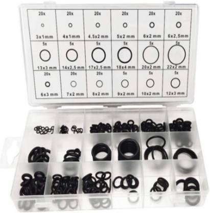 90 Degree 225 O Ring Seal Kit Assorted Nitrile Rubber Organizer Box Vehicle Tool Kit