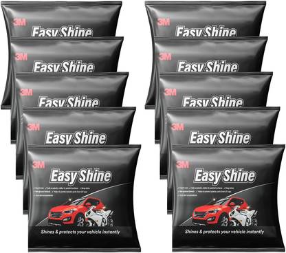 3M Easy Shine Foam Sponge Wax (7.5cmX5cmX2.5cm, Pack of 10) EasyShineSponge7.5X5cm_Pack10 Vehicle Interior Cleaner