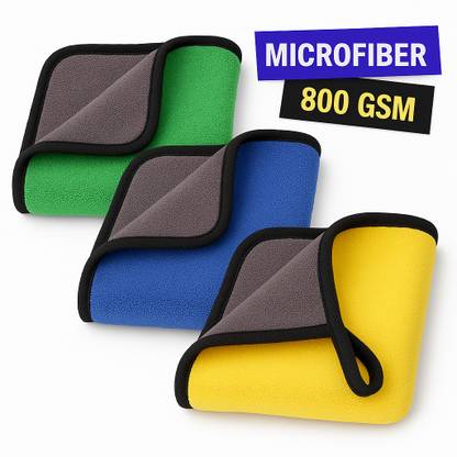 AUTOSITE Advanced Microfiber Cloth for Effortless Cleaning: Cars, Bikes, Kitchens for Wet and Dry Microfiber Cleaning Cloth