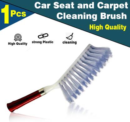 Miwings Flexi Bristles Carpet Brush with Long Handle for Multipurpose Cleaning, Dusting Wooden, Plastic Wet and Dry Brush