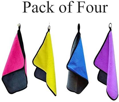PITRADEV Cleaning Cloth For Kitchen,Laptop,Led,Table,Car(700 GSM SIZE 30*40 CM 4 PC) Wet and Dry Microfiber Cleaning Cloth