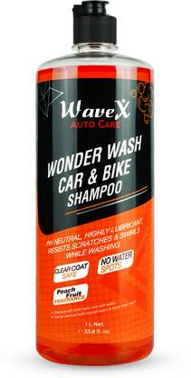 Wavex Wonder Wash Car Shampoo (1L) Car Washing Liquid