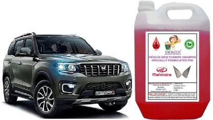 swacch High Foaming Car Shampoo Formulated For Mahindra Scorpio N , Glossy & Shine Car Washing Liquid