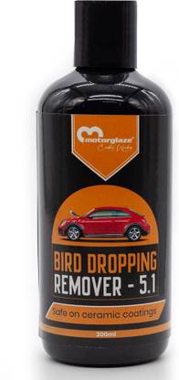 Motorglaze Bird Dropping Remover | Advanced Formulation | Spray And Wipe Formula Car Washing Liquid