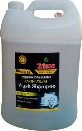 Trison High Foam Car Cleaning Shampoo | Remove tough dirt | Safe on paint Car Washing Liquid