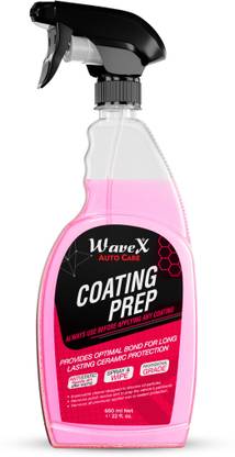 Wavex Coating Prep Pre Treatment Spray 650 ml | Always use Before Application of Ceramic Coating Car Washing Liquid
