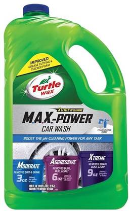 Turtle Wax Max Power Car Wash Shampoo 2.9L Car Washing Liquid