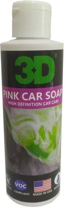 3D PINK CAR SOAP Car Washing Liquid