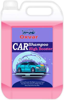 Oxvar High Foam Booster Shampoo Easily Removes Tough Stains, pH Neutral Formulation Car Washing Liquid