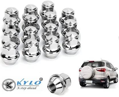 KYLO Wheel Nut suitable for Ford Ecosport and Fiesta (Set of 16 Pcs) Wheel Studs