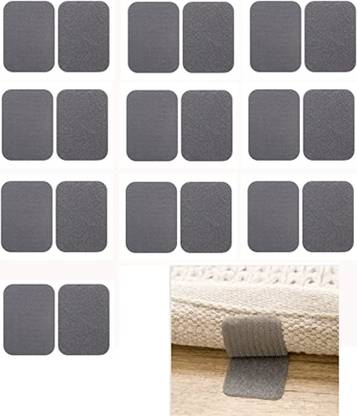 HARVA Hook Loop Strips Reclosable Sofa Rug Cushion Gripper Sticker Floor Mats Carpets Stick-on Velcro