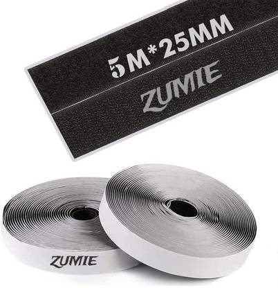 Zumie Self Adhesive Hook Loop Tape Multi-Functional Mounting Stick-On Tape Stick-on Velcro