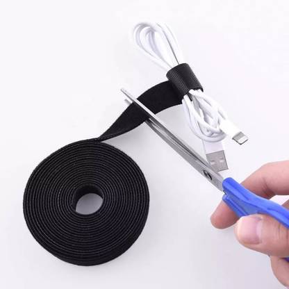 Newvent Reusable Cable Wire Management Velcro Tape Self Gripping Cinch Straps Sew-on Velcro