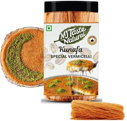 MJTASTENATURAL Kunafa Sevai Arabic Sweet Dish Seviyan Pheni  Semiya Vermicelli 300 g