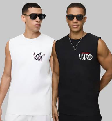 t-hustler Men Reversible Vest