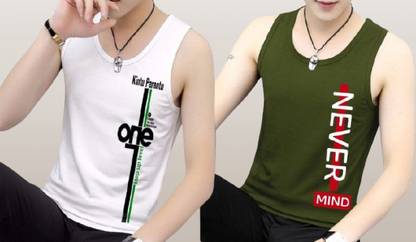 Polyester Fabric Gym Vest
