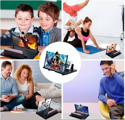 JANGI Smart Screen Magnifier HD1368 New Phone Holder for Smartphones Video Glasses