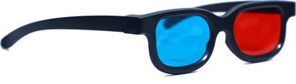 TRONICS INDIA RC03-1 Plastic Frame Red Cyan 3D Glasses for Red Cyan 3D Videos (Pack of 1) Video Glasses