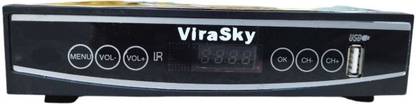 virasky FULL HD DTH DIRECT TO HOME FREE TO AIR DIGITAL SATELLITE RECEIVER H.264 MPEG-4/AVC FREE TO AIR DIGITAL SET TOP BOX GET LIFETIME FREE TV CHANNELS FROM DD FREE DISH ( NO MONTHLY CHARGES ) 4 inch Blu-ray Player