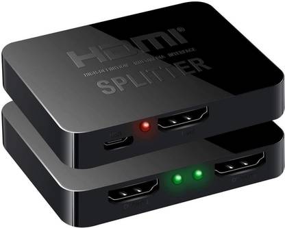 Tobo HDMI Splitter 1 in 2 Out,Splitter for Dual Monitors 1 in 2 Out TD-442H Gaming Adapter