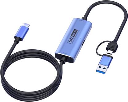 टोबो 2 in 1 USBC to PD USB3.0 TYPEC Audio Video Capture Card Live Recorder TD-1180HVC 32 inch ब्लू-रे प्लेयर