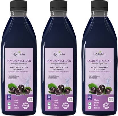 Relishta Jamun Vinegar with Mother Vinegar (Pack of 3) Vinegar