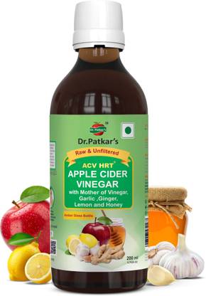 Dr. Patkar's Apple Cider Vinegar Ginger, Garlic,Lemon & Honey with the Mother Vinegar