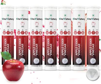 Vita Victory APPLE CIDER VINEGAR for weight loss ACV Tablet with Mother Effervescent Vinegar