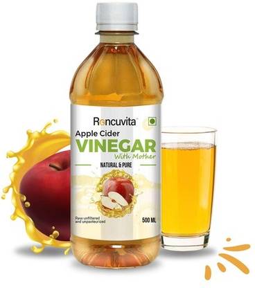 RONCUVITA Apple Cider Vinegar with Mother Vinegar- Raw, Unfiltered, UnRefined - 500ml Vinegar