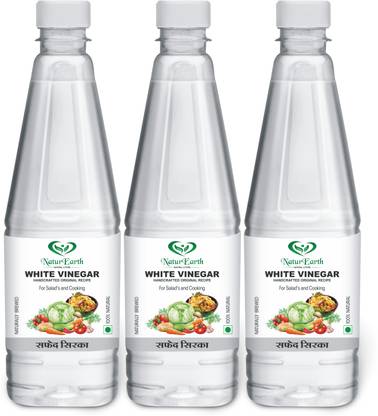 NaturEarth White Vinegar with Mother Vinegar(600x3) Vinegar