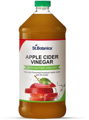St.Botanica Naturally Fermented Raw & Unfiltered Apple Cider Vinegar?ith Mother Vinegar