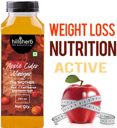 hillsherb ORGANIC APPLE CIDER VINEGAR FOR IMPROVED GUT HEALTH - Vinegar