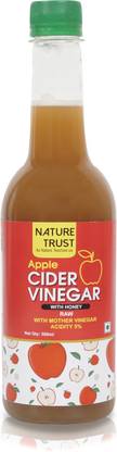 nature trust Raw Apple Cider Vinegar with Honey(500 ml) Vinegar