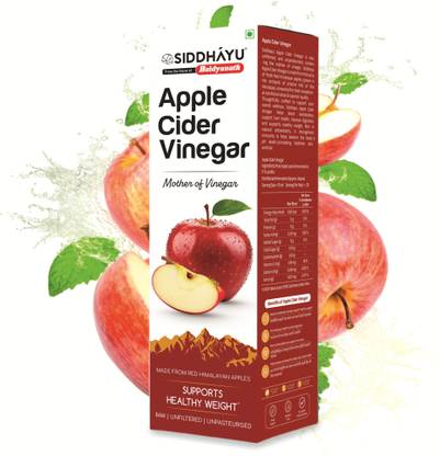 Baidyanath Apple Cider Vinegar with Mother of Vinegar, Supports Weight Management – 500 ml Vinegar