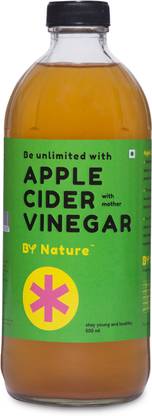 By Nature Apple Cider Vinegar with Mother | Raw | Unfiltered | Unpasteurized | Vinegar