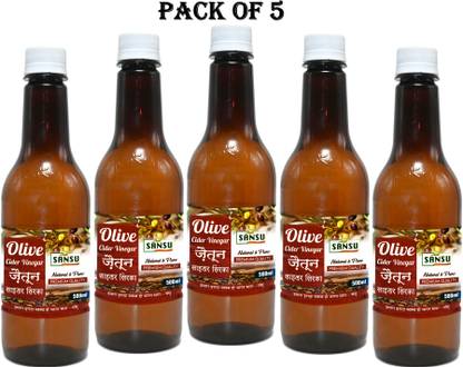 Sansu Olive Vinegar 2500 ml (Zaitoon Vinegar)- Premium Filter Vinegar(Jaitun Ka Sirka) Vinegar