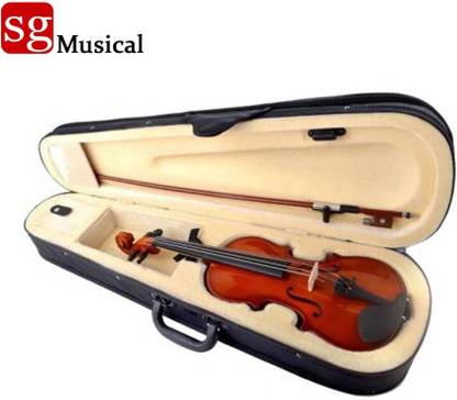 SG MUSICAL violin instrument for beginners Handmade Instrument Behala 4/4 Classical (Modern) Violin