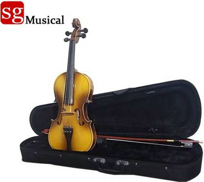 SG MUSICAL violin instrument for beginners Handmade Instrument Behala 4/4 Classical (Modern) Violin