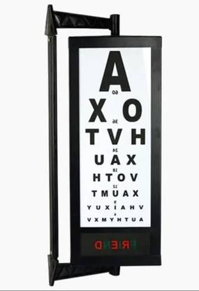 SATMED Distance Vision Drum Four Side Vision Test Chart