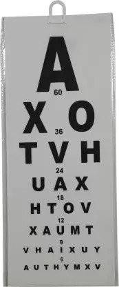 CRIBA Distance Vision Chart Vision Test Chart