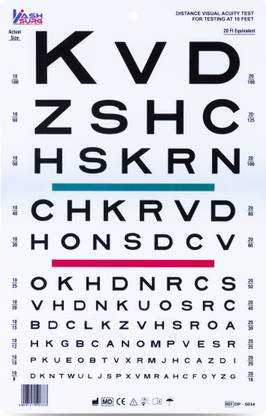 KASHSURG DP-5034 Vision Test Chart