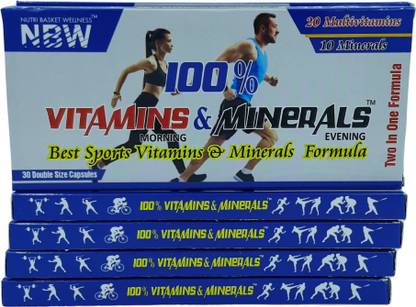 NBW 100% Vitamins & Minerals | Best Sports Vitamins & Minerals Formula