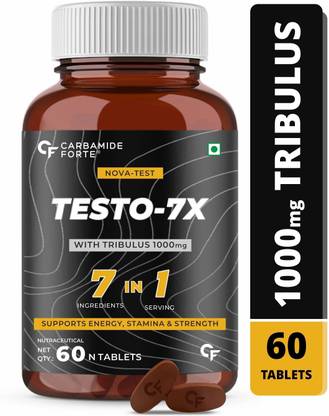 CARBAMIDE FORTE Testosterone Booster for Men with Tribulus Terrestris & Ashwagandha 1000mg
