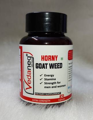 VedaneQ Horny Goat Weed With Maca Root For Stamina, Performance & Energy